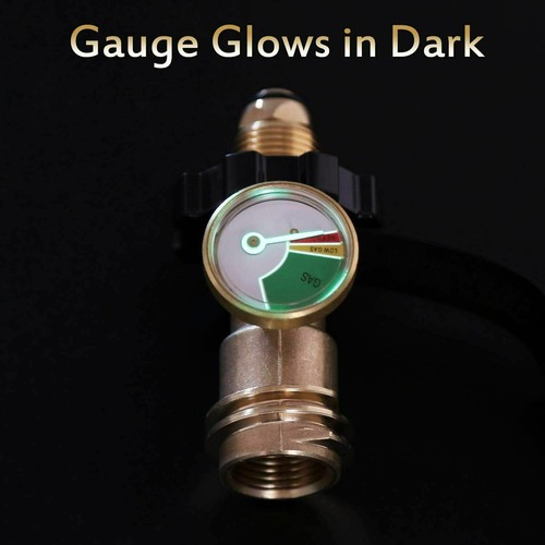 Universal Propane Tank Adapter, Propane Gauge Converts POL LP Tank to Qcc1/Type1 - Picture 6 of 9