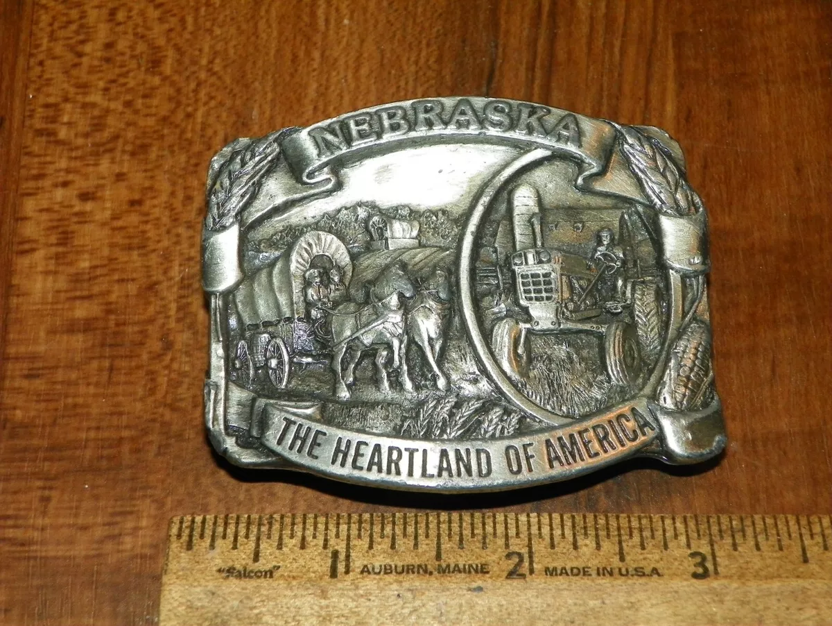 Nebraska belt sale buckle