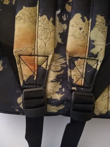 New HBO Game Of Thrones Backpack. Unused. Map Design. Westeros. Back to School - Picture 3 of 12