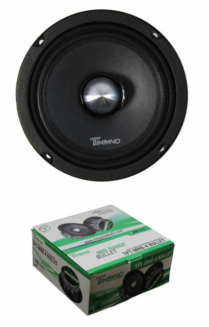 Timpano 250 Watt 4 Ohm 6 inch Mid Range 