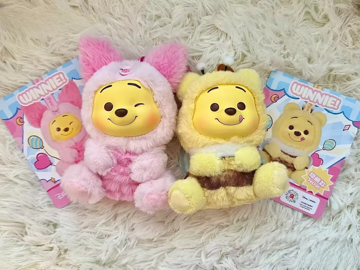 New Miniso Winnie The Pooh Plush Vinyl Blind Box Confirmed Figure