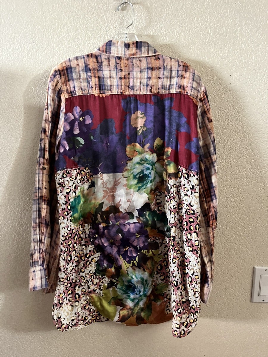SAHARA／Art Print 2way Sleeve Top Butter Knit - Cap Sleeve Side Tie Top - Paisley Lotus