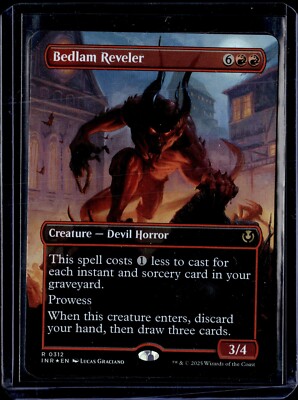 Bedlam Reveler - 312 - Foil - INR - NM - MTG Magic the Gathering