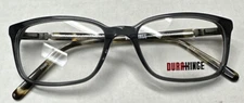 NEW ClearVision Durahinge 19 Blue Grey 54-18-145 Plastic Eyeglass Frames
