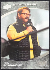 2021 UPPER DECK AEW SPECTRUM  TONY SCHIAVONE  ALL ELITE WRESTLING