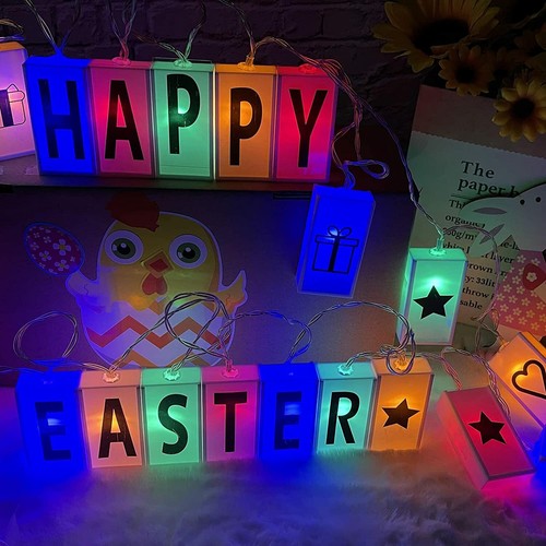 Letter Light Box String Christmas Light String 78.7in 20LED Glow in The Dark DIY - 第 7/8 張圖片