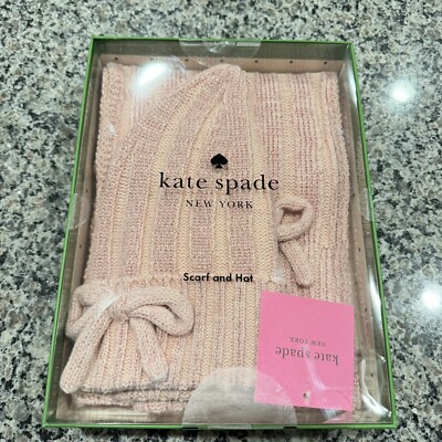 Kate Spade Hat & Scarf Set KS1000842-Blue-2.jpg main image 4