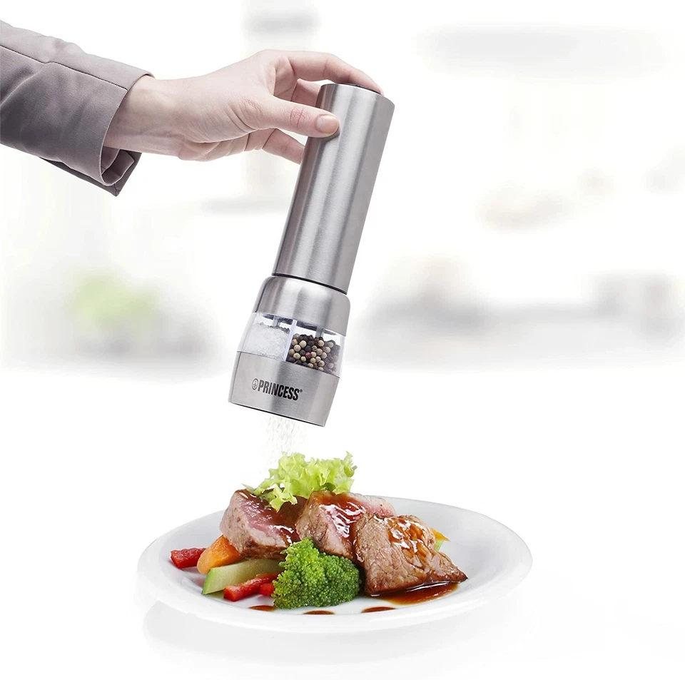 Princess 01.493010.01.001 Macina Sale e Pepe a batterie 2 in 1 -  - Immagine 2 di 4