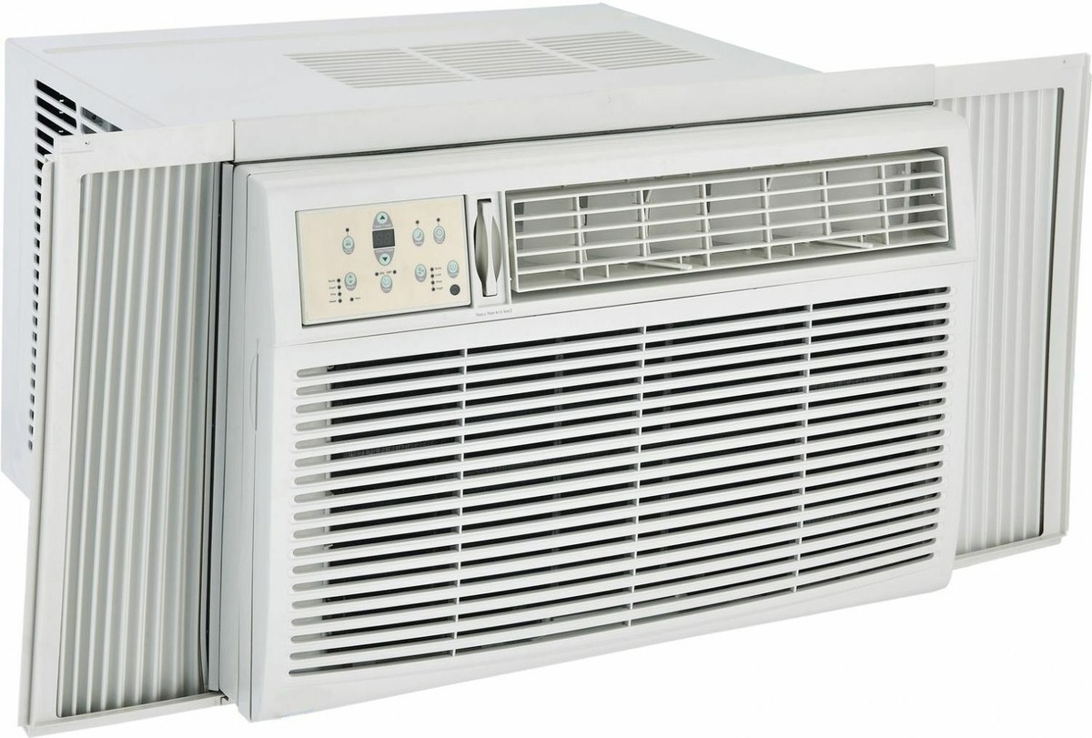 8000 BTU Window AC Unit w/ 3500 BTU Heater, 115V Home Air Conditioner w/  Remote | eBay