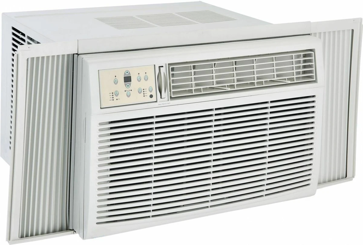 8000 BTU Window AC Unit w/ 3500 BTU Heater, 115V Home Air Conditioner w/  Remote | eBay