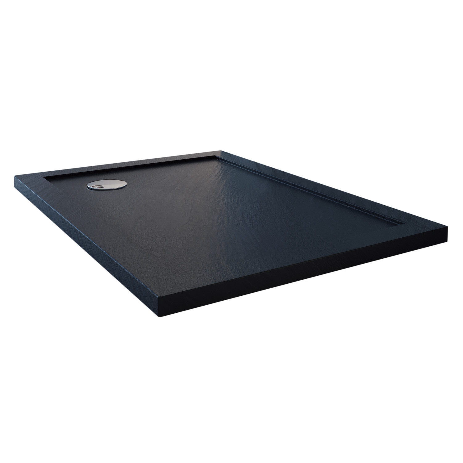 PIATTO DOCCIA ACRILICO 70x90 RETTANGOLARE ANGOLARE ULTRA SLIM BAGNO SOLID PIETRA
