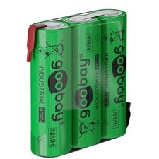 Goobay Batterie Ricaricabili NiMH 3xAA HR6 2100 mAh 3.6V a Saldare
