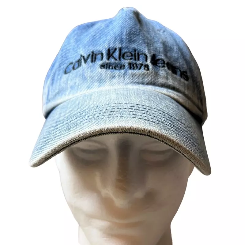 Calvin Klein Jeans Since 1978 Baseball Cap Hat Unisex Adults One Size Blue  Denim | eBay