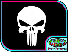 Marvel The Punisher Logo B Vinyl Sticker Car Bike Truck Window Wall Art Comic