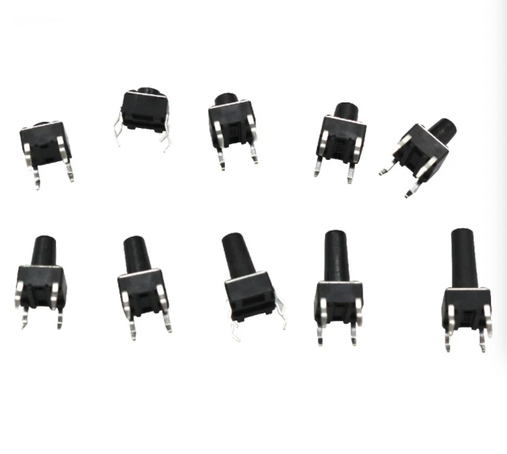 200pcs Tactile Switch Push Button 4Pin 6x6mm PCB Micro Momentary Tact Assortment - Image 4 of 4