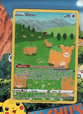 Pokémon TCG Ditto Crown Zenith - Galarian Gallery GG22/GG70 Holo Ultra  Rare, NM