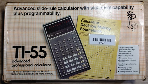 0727 Taschenrechner Texas Instruments TI-55