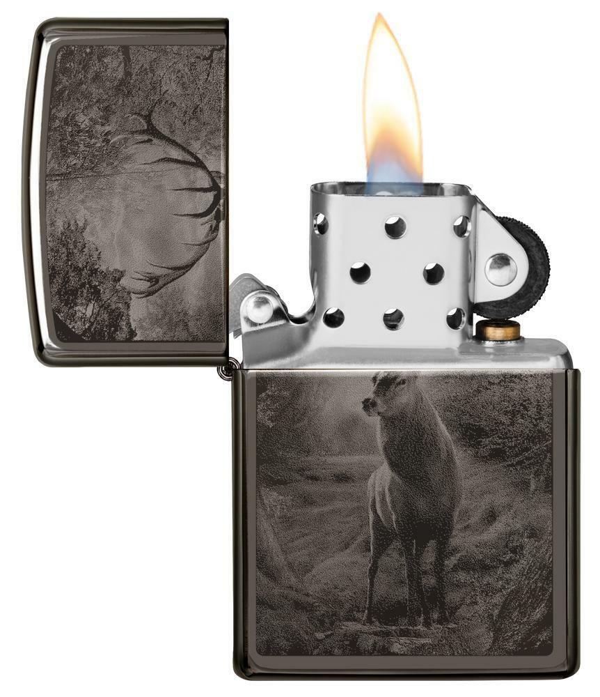 Zippo Windproof Photo Image Lighter With Deer, 49059, New In Box