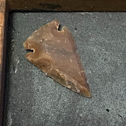 7 NATIVE AMERICAN INDIAN ARROWHEAD POINT CHERT FLINT KNAPPING STONE HUNTING TOOL - Picture 5 of 11