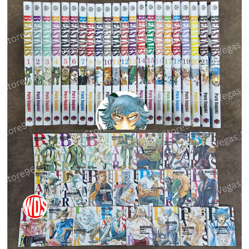 Beastars Manga Vol 1-22 English Comic Books Half/Full Set by Paru Itagaki DHL