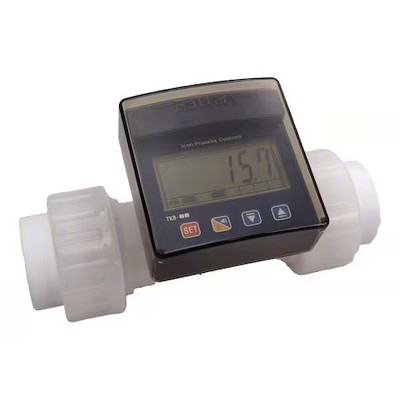 Finish Thompson 211013-4 Flow Meter, 3/4 In Connection, Fnpt, Lcd