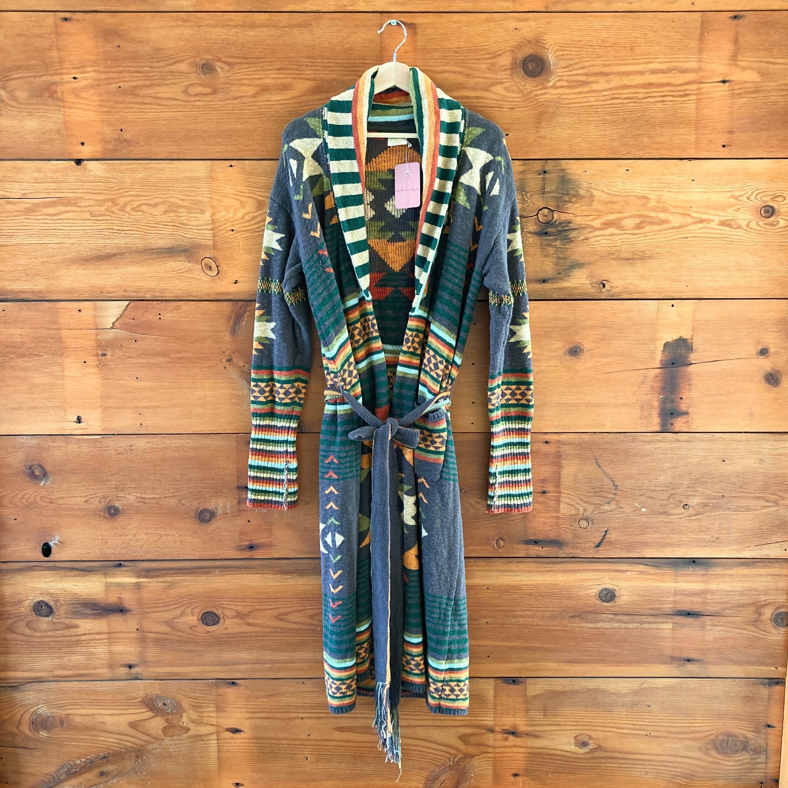 M - Faherty $348 Multi Patterned Organic Cotton P… - image 3