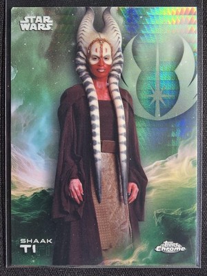 2025 Topps Chrome Star Wars #165 Shaak Ti Prism Refractor