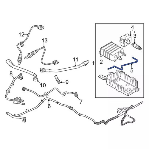 Genuine Ford 2015-2025 Mustang Vapor Hose FR3Z-9G297-F - Bild 12 von 12