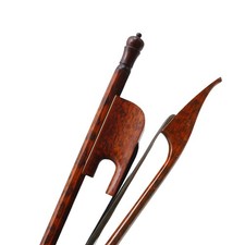 4/4 Violin Bow Snakewood rounded corners short screw Baroque Style nice