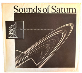 SOUNDS of SATURN Floppy Vinyl Record 33&frac12; RPM; Voyager Plasma Wave Team; TRW Publ
