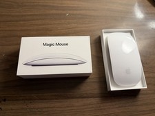 Apple Magic Mouse A1657 Wireless Bluetooth Rechargeable Optical White
