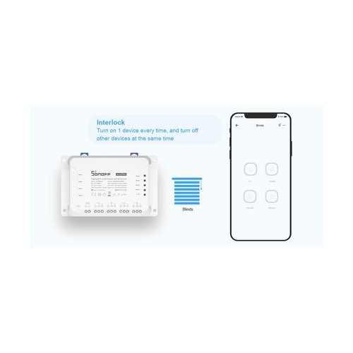 Sonoff 4CH R3 Wifi Smart Interrupteur Out 4 Appareils 230V AC Alexa Google Home - Bild 8 von 17