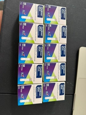 500 Contour PLUS Test Strips EXP 06/30/2027 - (10x 50 Count) , FREE SHIPPING