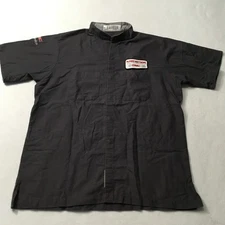 Red Kap Industrial Work Shirt GMC Auto Mechanic Uniform LARGE