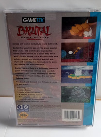 Brutal Paws of Fury CIB Sega CD 1993 COMPLETE