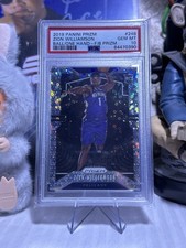 ZION WILLIAMSON BALL/ONE HAND -FAST  BREAK ROOKIE DISCO PSA 10 2019 PANINI PRIZM
