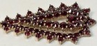 Antique Victorian Vermeil 900 Silver Bohemian Rose Cut Garnet Choker Necklace 15 — photo 7