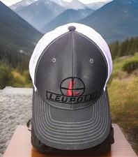 Cappello da baseball Leupold Scopes berretto rete ricamato snapback regolabile BULLSEYE!