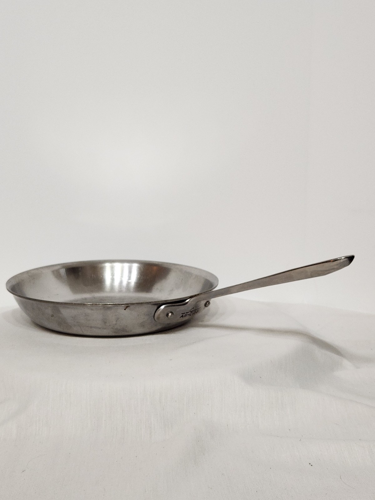 All-Clad 11-Inch Stainless Steel Fry Saute Sauce Pan with Flat Bottom