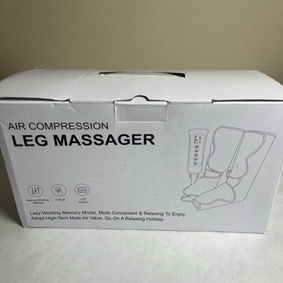 Air Compression Leg Massager Model LCD Screen 1 Touch Memory Working FE-7207