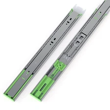 6 Pairs 16 Inch Heavy Duty Soft Close Drawer Slides, 150 Lb Load Capacity Ful...