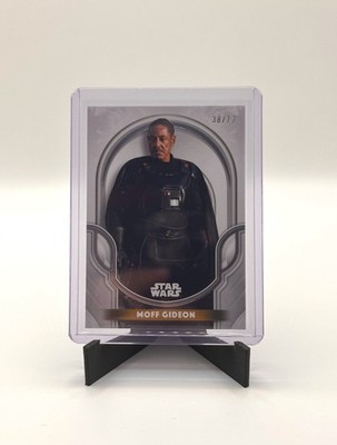 Topps Star Wars The Mandalorian Moff Gideon 2024 Serial #38/77 GA-29 Card