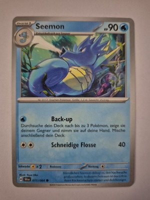 Pokemon Seemon 011/064 Nebel der Sagen Cosmo Holo