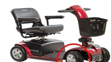 FITS Pride Mobility Victory 10, 4 Wheel Scooter, 2 FRONT WHEELS ONLY