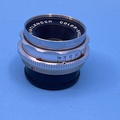 【B2162】 VOIGTLANDER COLOR-SKOPAR 2.8/50 Near MINT] Voigtlander COLOR-SKOPAR X 50mm f/2.8 Silver lens