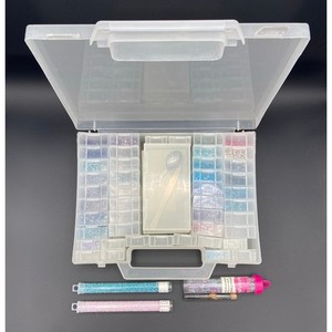 Seed Bead Storage Container with Storage Boxes and Jewelry Making Beads READ