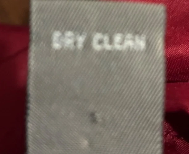 Chaqueta de seda forrada Kate Hill para mujer talla 20 borgoña Foto 4 de 4