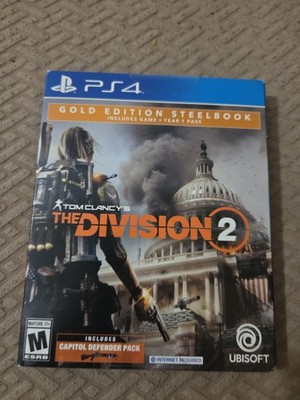Tom Clancy's The Division 2 Gold Steelbook Edition Ps4 Sony PlayStation 4 New