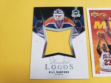 Bill Ranford Edmonton Oilers 2007 - 2008 UD The Cup Limited Logos Blank Back