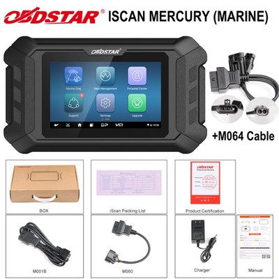 OBDSTAR ISCAN for MERCURY Marine Diagnostic Tool Code Scanner & M064 Cable